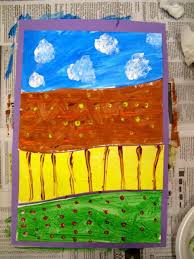Farm Land Collage Farm Art Homeschool Art Kindergarten Art