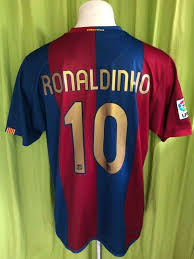Xl Vtg 06 Nike Barcelona Soccer Jersey Ronaldinho Shirt Argentina Spain Unicef Fashion Sports Mem Cards Fan Barcelona Soccer Soccer Jersey Training Tops