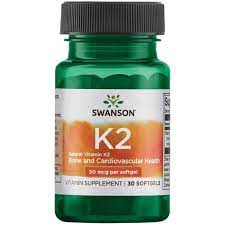 Includes helpers magnesium & zinc for optimal absorption. Vitamin K2 Supplement Menaquinone 7 From Natto Swanson Health Products