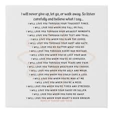 Not everyone has such a way with. I Will Love You When You Re At Your Worst Faux Canvas Print Zazzle Com Love Letters To Your Boyfriend Always Love You Quotes Love You Poems