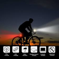 Bike Lights Led Bike Light Set Usb Rechargeable Bike Light For Cycling 400 High Lumen Front And Rear Bicycle Safety Lights Bright Led Headlight On Onbuy