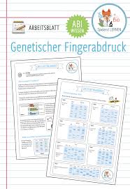 Genetischer Fingerabdruck Arbeitsblatt Unterrichtsmaterial In Den Fachern Biologie Sachunterricht In 2020 Arbeitsblatter Fingerabdruck Unterrichtsmaterial