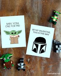 Machine wash cold with like colors, dry low heat. Baby Yoda And More Star Wars Valentines Free Printable Sisters What