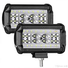 Led Pods 5 168w Quad Row Led Light Bar Spot Flood Combo Beam Off Road Driving Fog Lights Waterproof Led Cubes Work Light For Truck Portable Led Lighting Portable Led Shop Lights From