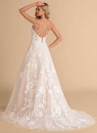 Die wichtigsten faktoren dabei sind: Duchesse Linie Princess V Ausschnitt Hof Schleppe Tull Spitze Brautkleid Mit Perlstickerei Taschen 002215663 Jj S House