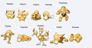 Psyduck Evolution Chart 83369 Lineblog