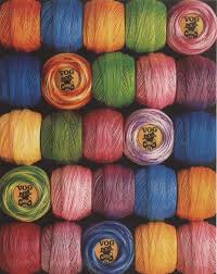 5 Balls Vog 8 Pearl Cotton Perle Embroidery Thread Choose
