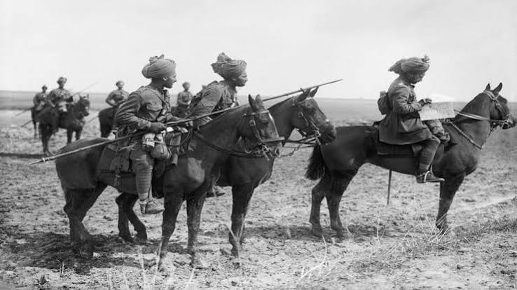 The British used 'low-caste' Indian soldiers only when WWI intensified, rejected them after
