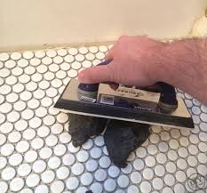 How To Install Penny Tile The Diy Village Penny Tile Penny Tiles Bathroom Floor Penny Tiles Bathroom