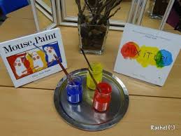 Colour Mixing Provocation From Rachel Kindergarten Colors Preschool Art Preschool Colors
