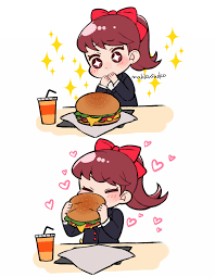 Her And Her Burger Megami Tensei Persona Know Your Meme