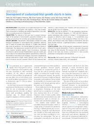 pdf development of customized fetal growth charts in twins