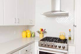 As these cooking spaces prove, this reliably stylish tile has major design apart from the herringbone, this kitchen designed by sarah richardson gets its good looks from the pleasing symmetry of the shelves and artwork. Herringbone Tiles Kitchen Ideas Fireclay Tile