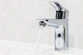 We must all agree that faucets are among the most used fixtures in our homes, we probably turn them on and off. Water Faucet In The Bathroom Or Toilet Water Flows From The Stock Photo Picture And Royalty Free Image Image 99797214