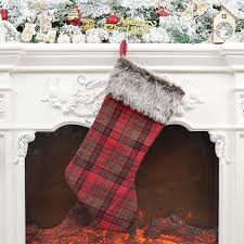Best candy filled christmas stockings wholesale from 17 images about a store bought stocking on pinterest. Wholesale Christmas Stocking Bag Hanging Pendant For Xmas Tree Hanging Decor Christmas Plush Socks From China