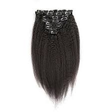 Shop clip in hair extensions, wefted hair bundles & wigs. 12 Inch 28 Inch Kinky Straight Clip In Hair Extensions Clip Ins Brazilian Remy Human Hair For Black Women Natural Color 8 Pieces 70g One Set 12 Buy Online In India At Desertcart In