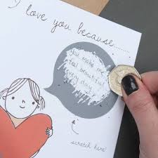 This cute card it great for holidays, birthdays and other occasions! I Love You Because 8230 Secret Message Card Hardtofind