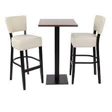 Can seat four bar stools, and its pub height makes it the gathering place for standing guests too. Sena Bar Table Bar Stools Set Bar Furniture