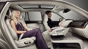 Volvo Concept Replaces Front Passenger Spot With A Rear Facing Baby Seat Baby Car Seats Kids Seating Volvo Cars
