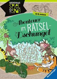Du, tischtennis, judo, magst, und. Ravensburger 416240 Abenteuer Im Ratsel Dschungel Ab 6 Jahre