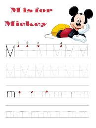 Printable Letter Tracing Pages For Preschool With Disney Characters Disney Classroom Printable Preschool Worksheets Kindergarten Worksheets