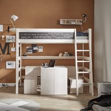 Cento e un modi per portare il tuo letto ad un altro livello. Letto A Soppalco Con Scrivania E Cassetti Salvaspazio High Rise