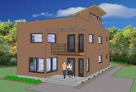 Some 2 story house plans also feature basements that can be finished to hold more room for entertaining guests, including wet bars, exercise rooms, and more. 2 Story Modern With Rooftop Garden Trillium Architects