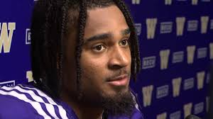 UW cornerback Elijah Jackson speaks to media after game-saving play in  Sugar Bowl