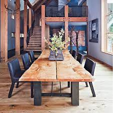 Shop extendable dining tables at chairish, the design lover's marketplace for the best vintage and used furniture, decor and art. Vintage Style Beautiful Live Edge Pine Wood Slab Table Solid Wood Dining Table For Home Buy Live Edge Table Wood Slab Table Wood Dining Table For Home Product On Alibaba Com