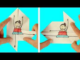 Origami For Kids Origami Moving Dancer Tutorial Very Easy Totally Cool Paper Crafts Youtube Kids Origami Cool Paper Crafts Paper Folding Crafts