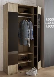 Sieben fächer bieten genügend abstellfläche und das design lässt sich mit vielen einrichtungsstilen kombinieren. Garderobenschrank Dielenschrank Sonoma Eiche 115cm Neu Dielenschranke Diele Und Flur Fu4life De