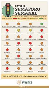 Semaforo covid cdmx mp3 download gratis mudah dan cepat di metrolagu, stafaband, downloadlagu321. Gobierno De Mexico On Twitter Del 18 Al 31 De Enero De 2021 10 Estados Estaran En Semaforo Rojo 19 En Naranja Chiapas Y Chihuahua En Amarillo Campeche