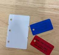 PVC Accountability Tags