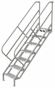 Two models designed to be compliant with either osha or ibc standards and regulations. Portable Stairs And Movable Steps Grainger Industrial Supply