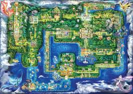 I can easily find a map of sinnoh on bulbapedia or wikipedia, but does anyone know where to find a map that is labeled with town, city, island, and route names? Higher Quality Version Of The Kanto Map From Today Pokemon Regions Pokemon Locations Pokemon