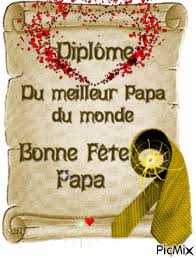Accéder à la source ici des diplômes à imprimer, colorier et offir pour la fête des pères … un diplôme … read more → Fete Des Peres 19 Juin France Picmix