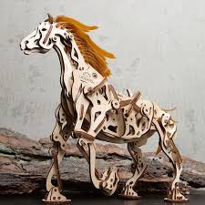Cheval Mecanique En Bois A Monter Achat Jeux De Construction En Bois Ugears Cadeau Maestro Cheval Cheval De Bois Jeux De Construction