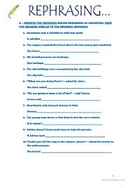 Although Though Even Though In Spite Of Despite Exercises Pdf Rephrasing Paraphrasing Activities Learn English Grammar Exercises