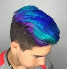 How much melanin you have depends on your. Hair Color Blue Boys 67 Ideas Lanza Hair Color Boys Colored Hair Kids Hair Color