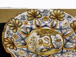8世纪狮子纹碗意大利法恩扎国际陶瓷博物馆藏8th century bowl with lion designs international museum of ceramics in faenza pottery glazes pottery tableware