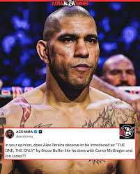🤔 Шοи Kid SKMMA ACD MMA @acdmma_ in your opinion, does Alex Pereira  deserve to be introduced as "THE ONE, TH ONLY" by Bruce Buffer like he does  with Conor McGregor and