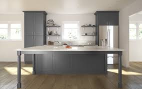Why would anyone make their own cabinets? Graphite Grey Shaker Ready To Assemble Kitchen Cabinets The Rta Store