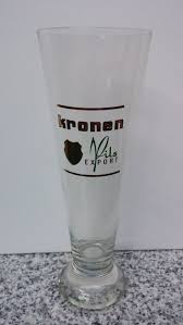 German Kronen Pils Export 0 25l Footed Pilsner Bier Beer Glass Etsy Beer Glass Beer Pilsner