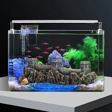 If you've got a nice little setup going on, that probably means you'll have more little nooks and crannies on your various decorations, which can get covered with all. Pet Supplies Aquariums Tank Decor Vintage Ceramic Aquarium Decoration Sunken Ship Fish Aquarium Supplies Fish Tank Sculpture Fish Tank Decor