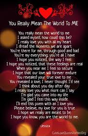 You Mean So Much To Me Poems Love You Poems Love Poems For Him Soulmate Love Quotes