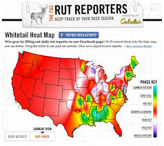 Whitetail Activity Rut Report Interactive Map Sporting Life Arkansas