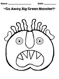 Green Monster Coloring Pages Big Green Monster Monster Coloring Pages Green Monsters