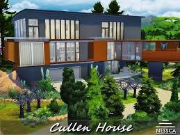 Nessca S Cullen House Twilight House Sims 4 Houses Cullen House Twilight