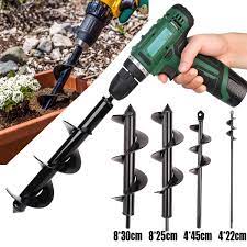 Thunder bay power earth auger makes boring holes easier and faster for fence installation, tree and bulb planting, and other outdoor needs; Cnc Metalworking Manufacturing 1x Planting Auger Spiral Hole Drill Bit For Garden Yard Earth Bulb Planter Tools Business Office Industrial