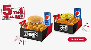 Доставка любимых блюд kfc по ташкенту за 12000 сум. Kfc 5 In 1 Zinger Box New Advertisement Targets Kfc Menu Goa Transparent Png 1096x420 Free Download On Nicepng
